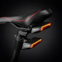 Waterproof Bike Safety Warning Taillight Super Bright Wireless Remote Control Turn Signal MTB Tail Light Bicycle Accessories