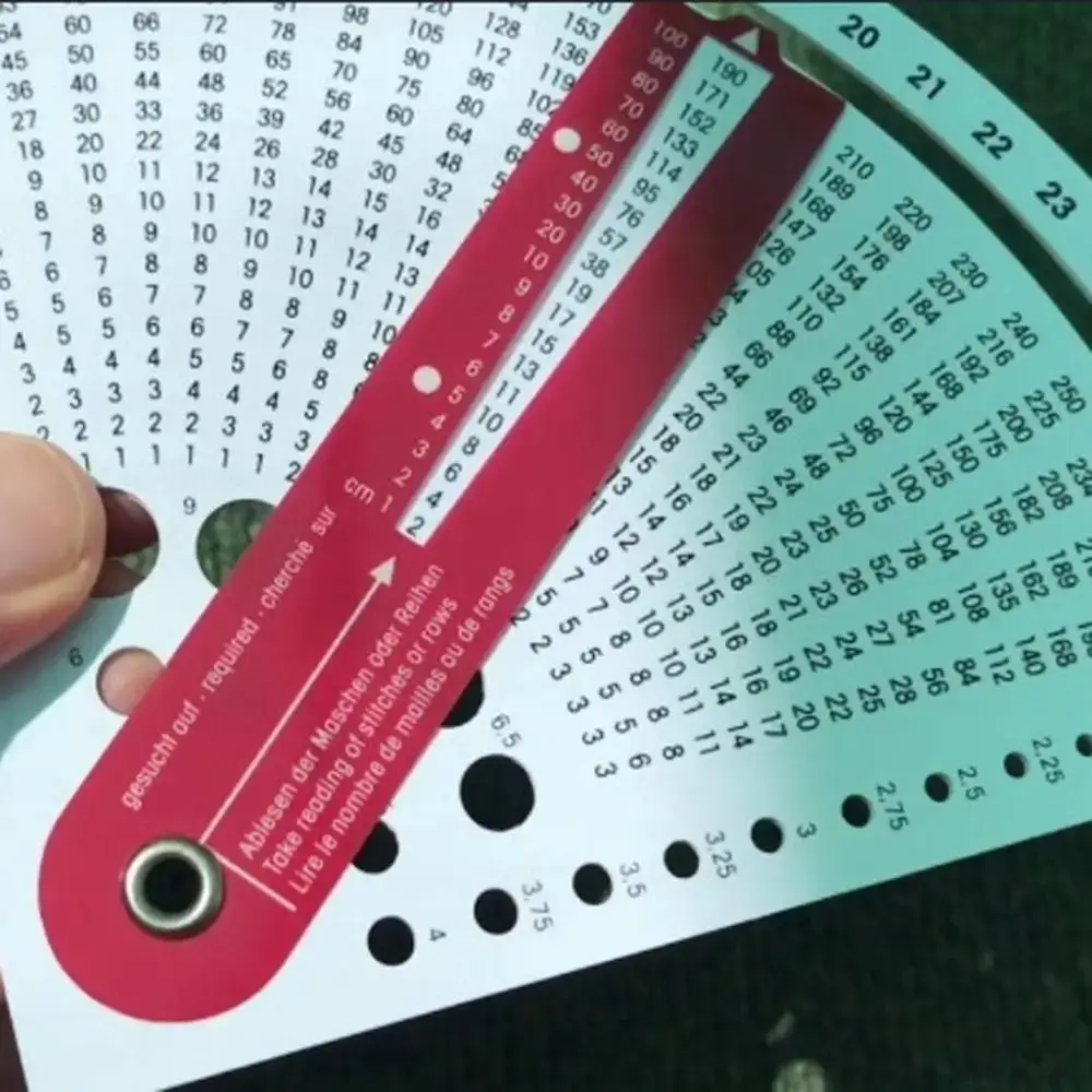 DIY بها بنفسك الحرفية نسج الحرفية الحياكة آلة حاسبة غرزة آلة حاسبة الملابس لوازم الخياطة الحياكة آلة حاسبة مكافحة حاكم