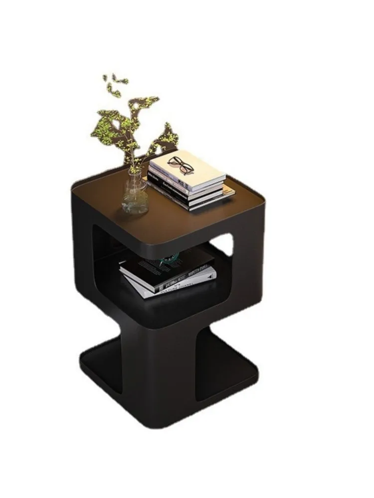 Nordic Minimalist  Bedside Table Light Luxury Living Room  Small Side Table Bedroom Bedside Table  Modern Creative Corner Table