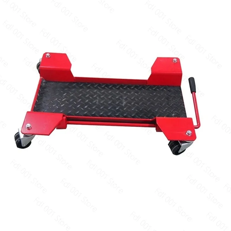 Moving Dolly Trolley Platform 360 Degree Casters Trailer Motorcycle Centre Stand Moving Carrier for Motorbike