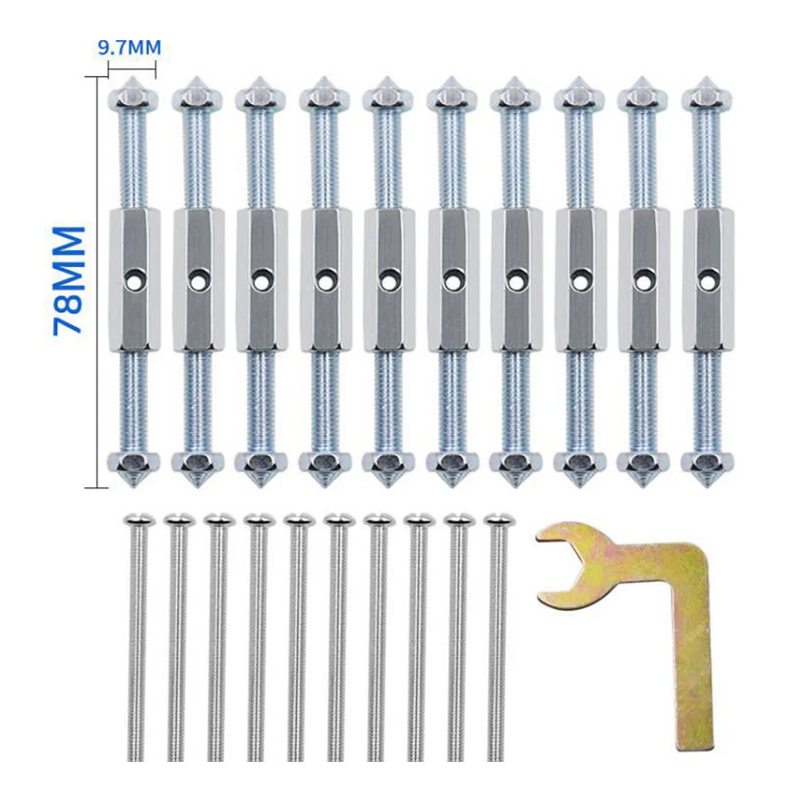 

1 Set Multifunctional Cassette Repairer Kit 71-86 Mm With Fixed Screws Spanner For Type 86 Switch Socket Bottom Box Repair Tools