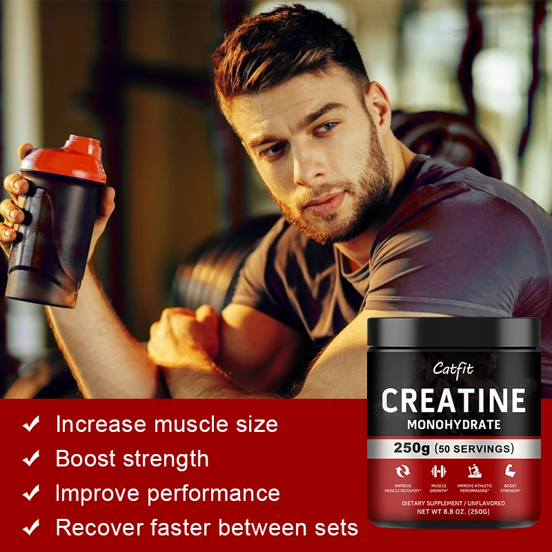 Creatine Supplements Creatine Monohydrate for Men Sports drink To Help Build Muscle, Enhance Energy and Performance Endurance