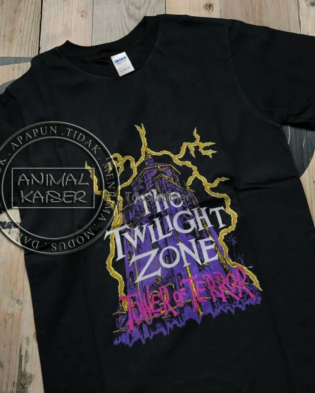 Vtg 90S The Twilight Zone Tower Of Terror T-Shirt Reprint