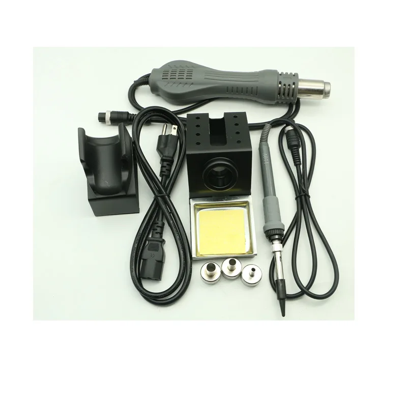 8878D Digital Display Mini Convenient Mobile Phone Repair Tool 2-in-1 Heat Gun Desoldering Station
