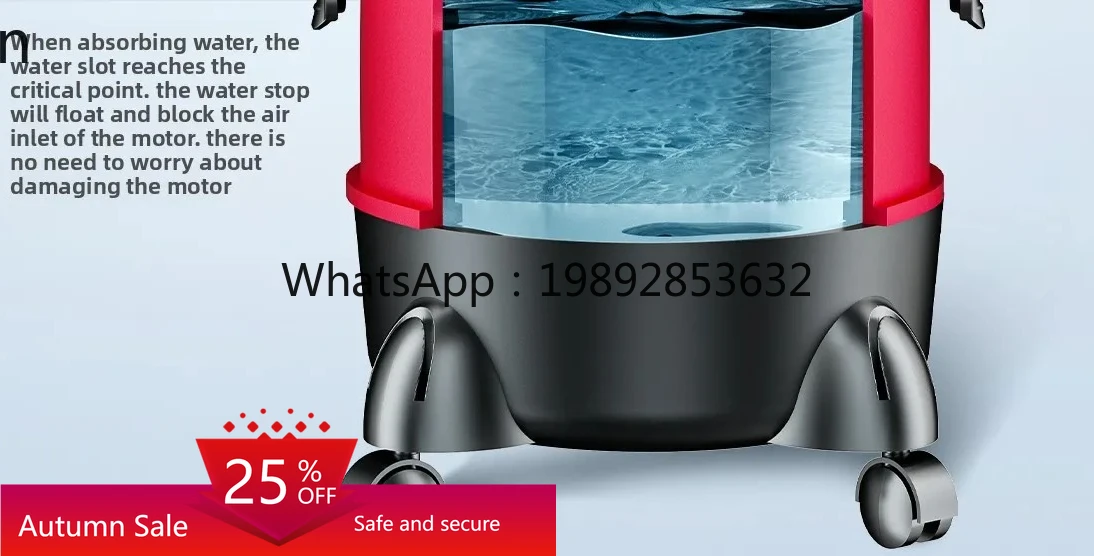 

vacuum cleaner, large suction, beautiful seam, super power, special industrial vacuum cleaner for car washing