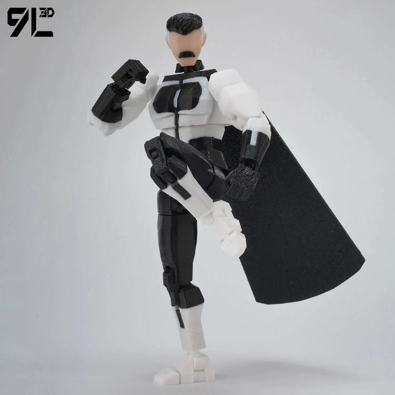 

9L 3D Dummy13 Lucky13 Titan13 T13 Invincible Black And White Color Scheme Omni-Man Anime Multi-Jointed Toys Action Figures Gifts