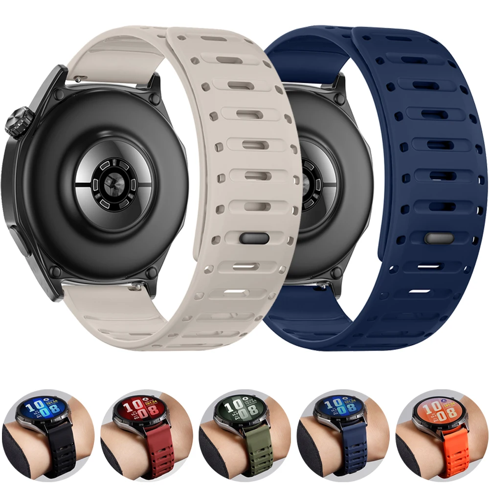 22mm Silikonarmband für Huawei Watch GT Runner 2/Ultimate 2/GT6 Pro/GT6 5 4 46mm Armband für Amazfit Balance 2/Active 3/Max Gürtel
