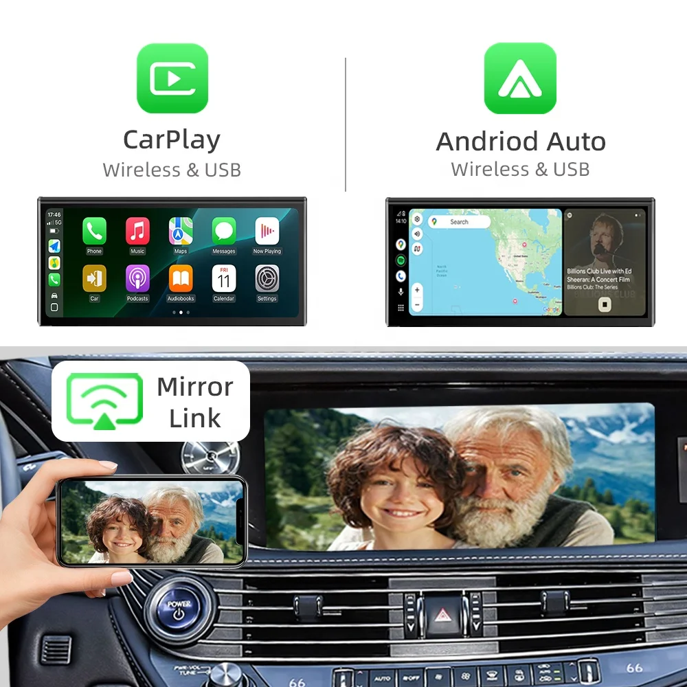 NewFor Lexus LS 2016-2017 Linux Interface Box Wireless CarPlay Android Auto CarPlay Module Decoder Car Radio Binarytek