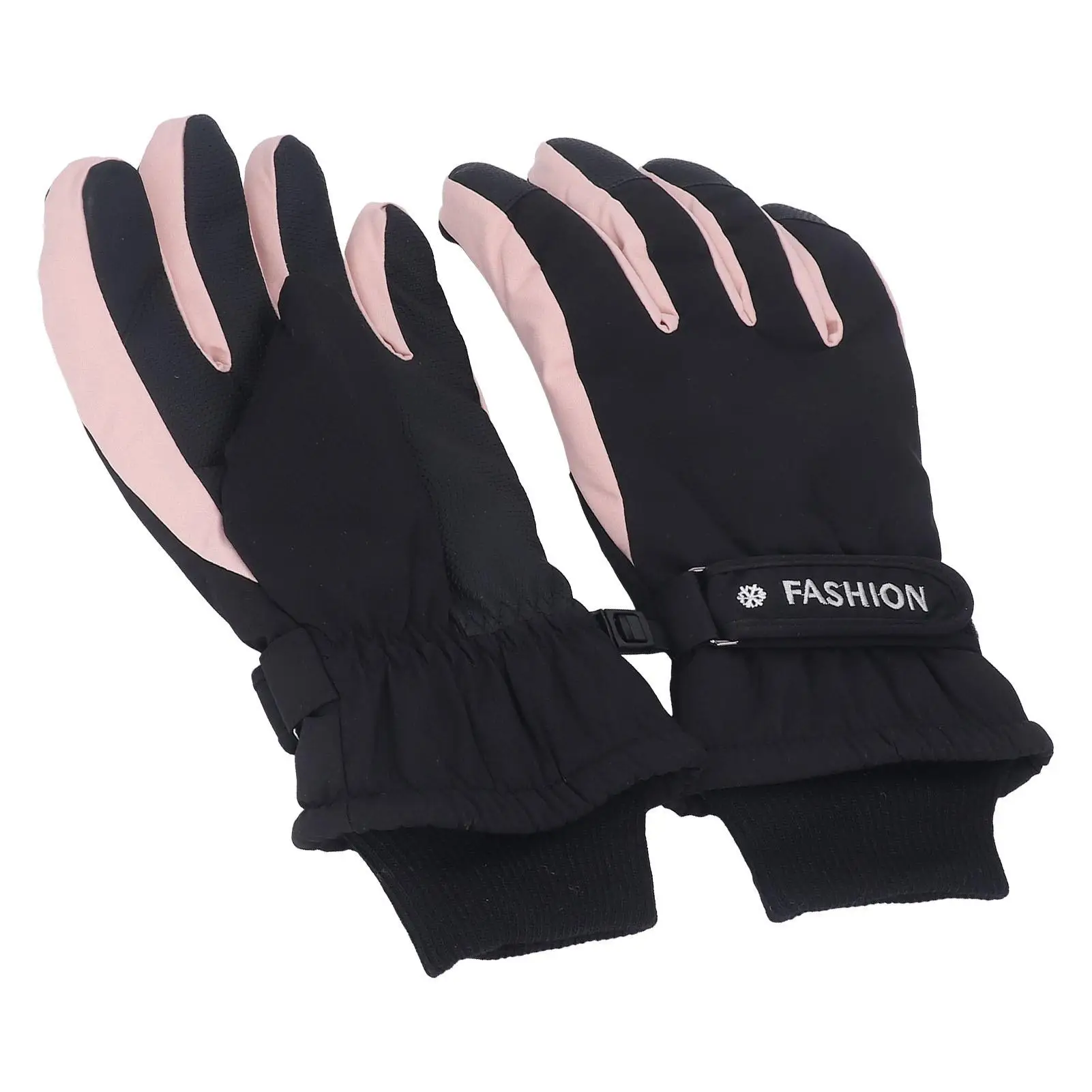 Waterproof Winter Ski  with Touch Screen, Knitted Cuffs for mountaineering & Outdoor Activities