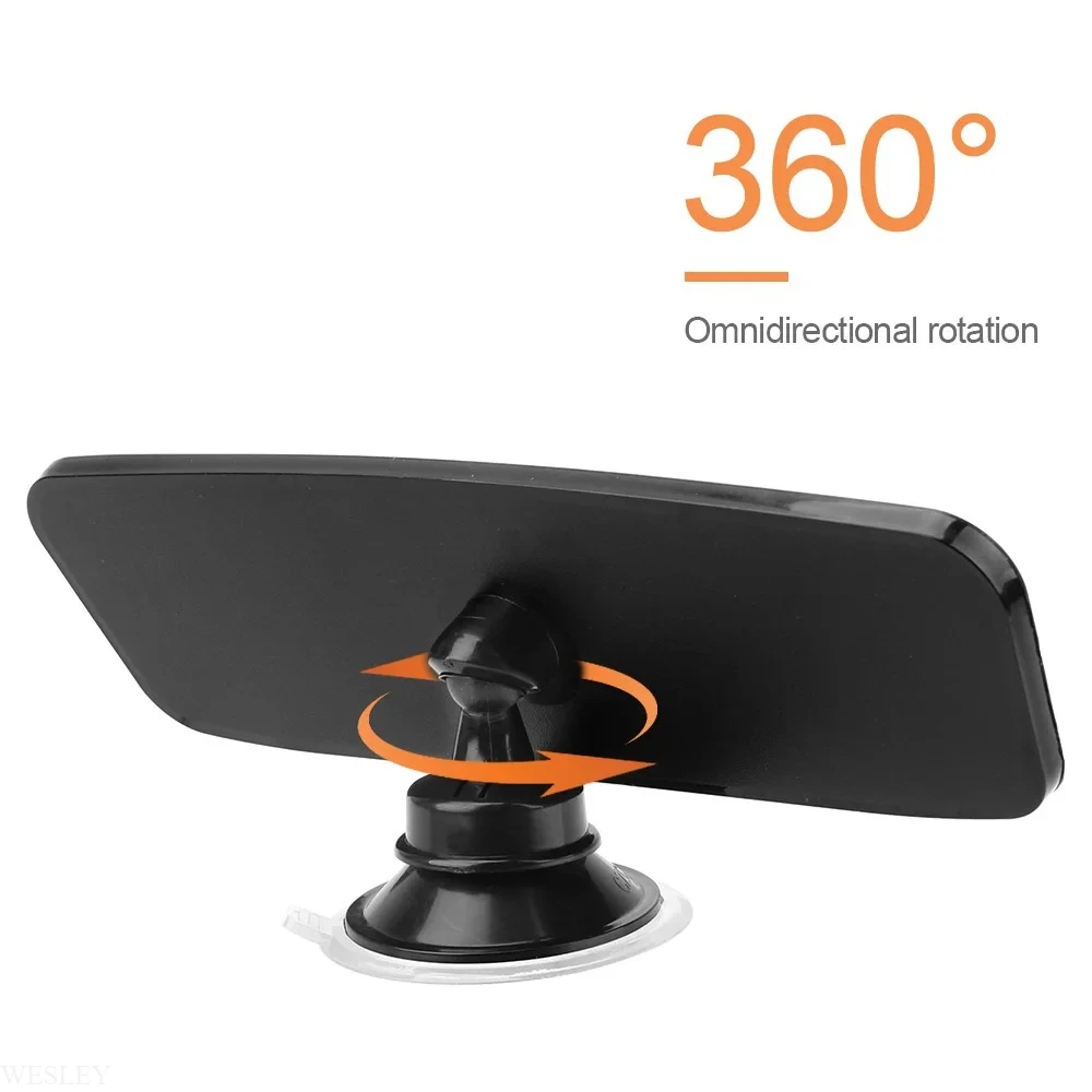 Espejo Retrovisor Interior 360 °   Espejo Retrovisor Giratorio para Coche, Espejo Retrovisor Gran Angular, Ajustable con Ventosa, Universal para Automóviles
