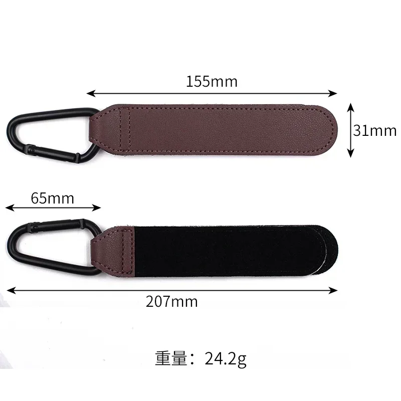 PU Leather Baby Bag Stroller Hook Pram Rotate 360 Degree Rotatable Cart Organizer Pram Hook Stroller Accessories