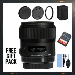 Sigma 35mm F1.4 DG HSM Art Lens Full Frame 35mm F1.4 Prime Lens For Canon Mount or Nikon Mount