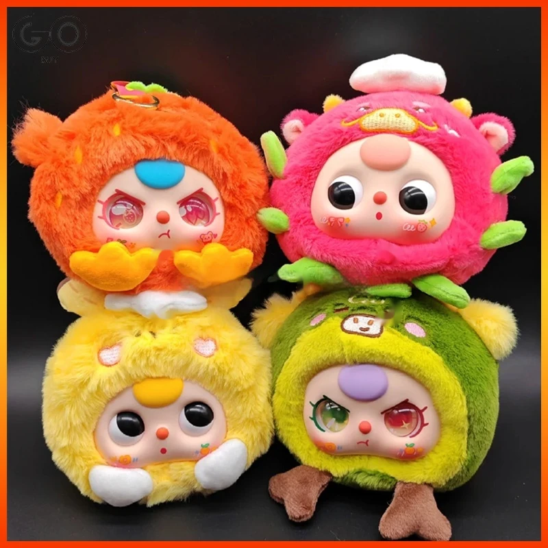

Baby Three Fruit Series Plush Blind Box Vinyl Doll Pendant Trendy Toy Mystery Box Collection Doll Decor Girl Surprise Xmas Gift