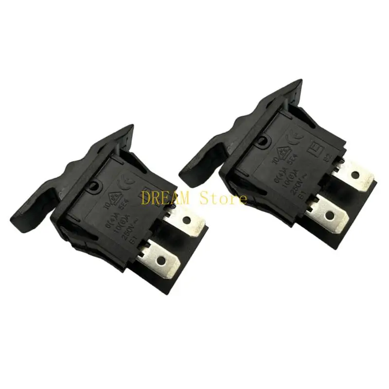 Latching Rocker Switches U16WR 10A 4 Pin 2 Position Black Panel Power Switches Best Sale