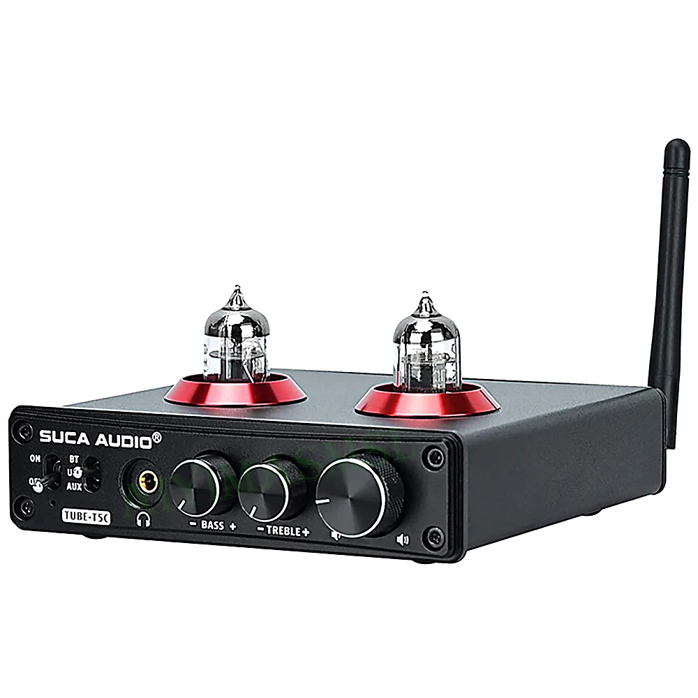 AIYIMA SMSL Bluetooth 5.0 High Bass USB Decoding DAC Headphone Amp GE5654 Tube Lossless HIFI Transmission Vacuum Tube Preamp