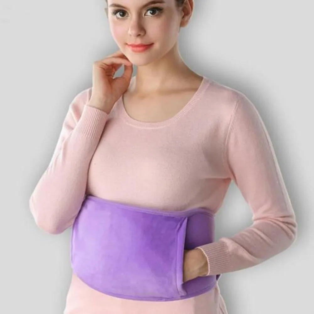 Hot Water Bottle Bag Rubber Warm Belt  Waist Cover Belt Warmer Waist