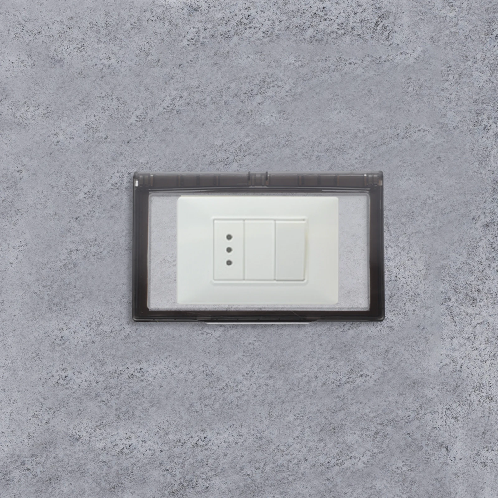 2 pezzi di copertura per presa impermeabile doppia banda ultra sottile da incasso per protezione per presa da cucina per bagno