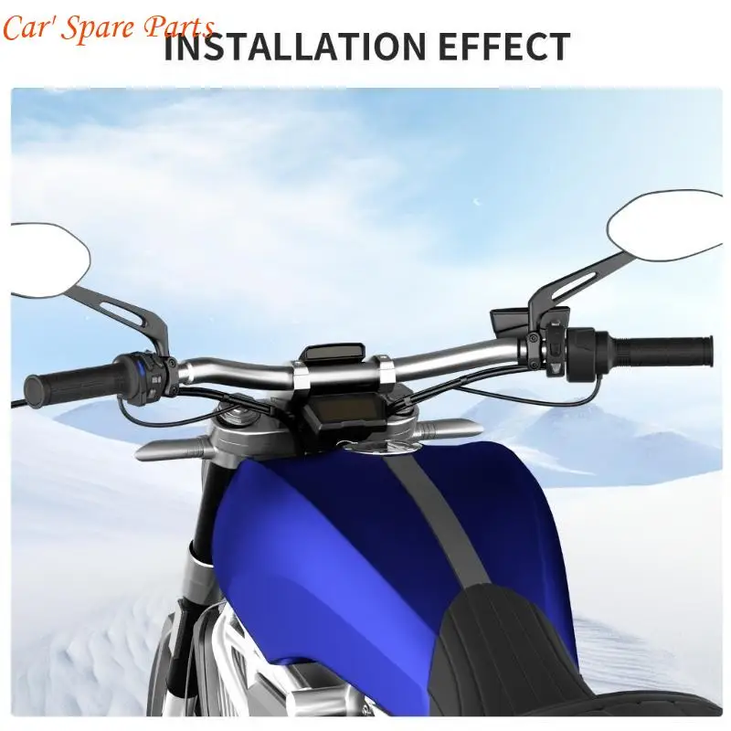 Y4UA 6 Speed Adjustable Heated Grips Enhanced Heating Efficiency For Motorcycles Use