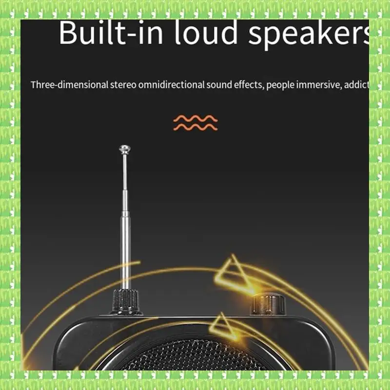 

2.4G Wireless Microphone Bluetooth Speaker Teacher's Classroom Amplifier Speaker Tour Guide's Amplifier TF Card EU PLUG