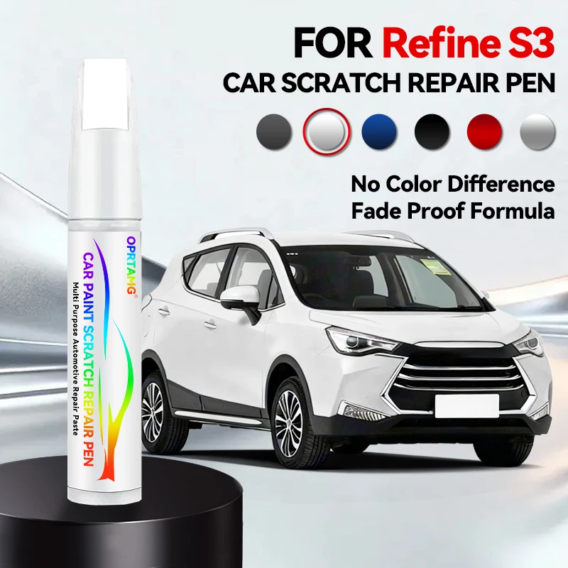 

Ручка-корректор для ремонта краски, средство для удаления царапин, аксессуары для авто, черный, белый, серебристый, коричневый, красный, серый цвета, для JAC Refine S3 2014-2020 S3