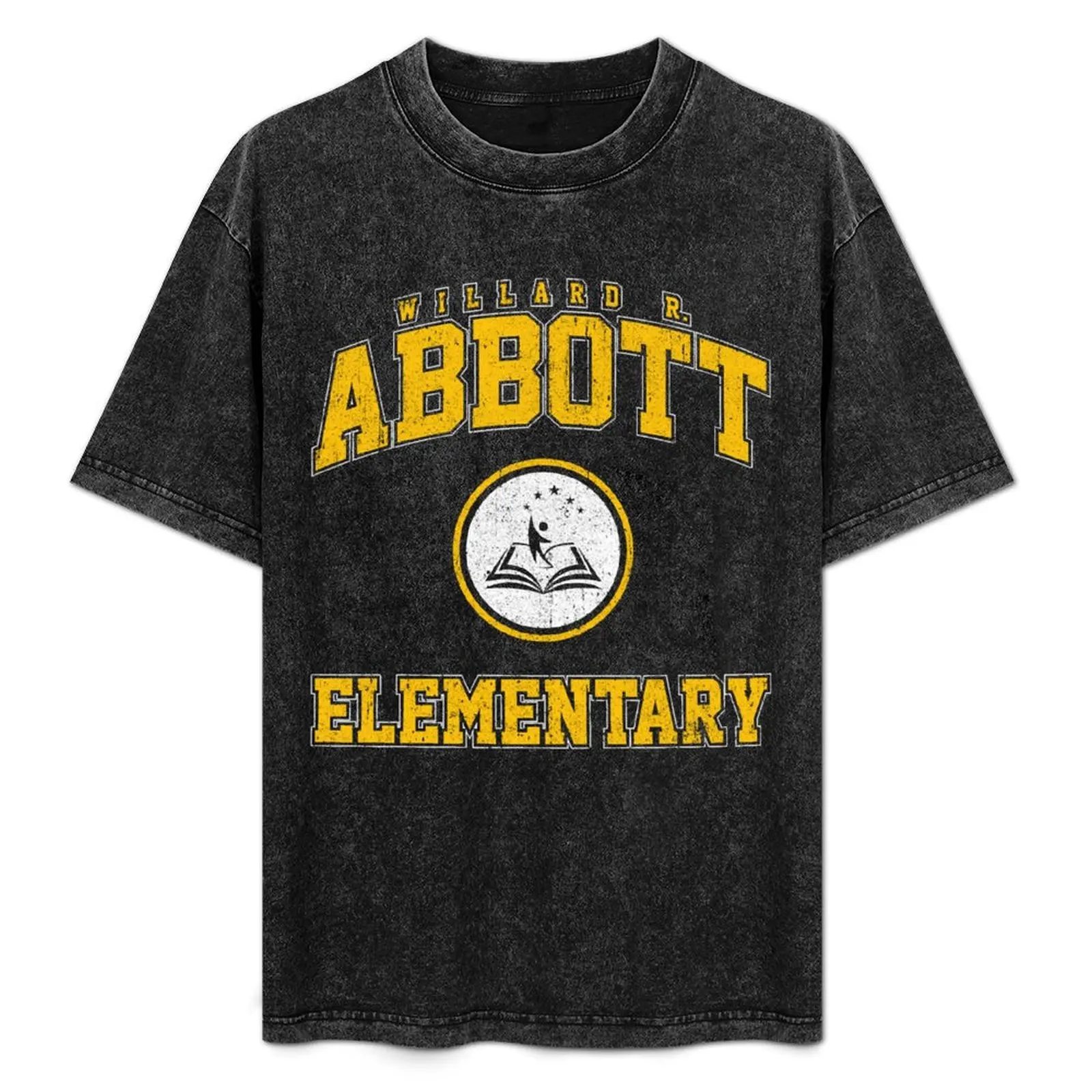 

Футболка Abbott Elementary больших размеров, летняя футболка с короткими рукавами