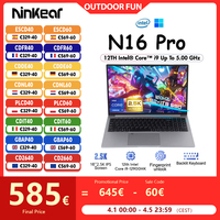 Ninkear N16 PRO Laptop 32GB 1TB 12th Intel i9-12900HK 16‘’ 2.5K IPS 120Hz Gaming Computer 63.52Wh Fingerprint Unlock Notebook