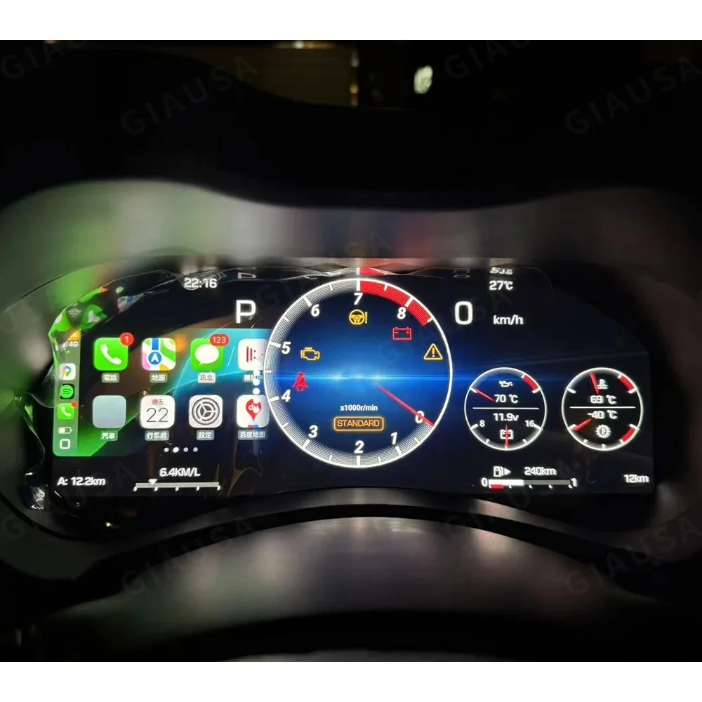 

Цифровая приборная панель JY LCD для Infiniti Q50 Q50L Q50S Q60 2014-2022: виртуальный кокпит, автомобильный спидометр, AI-экран