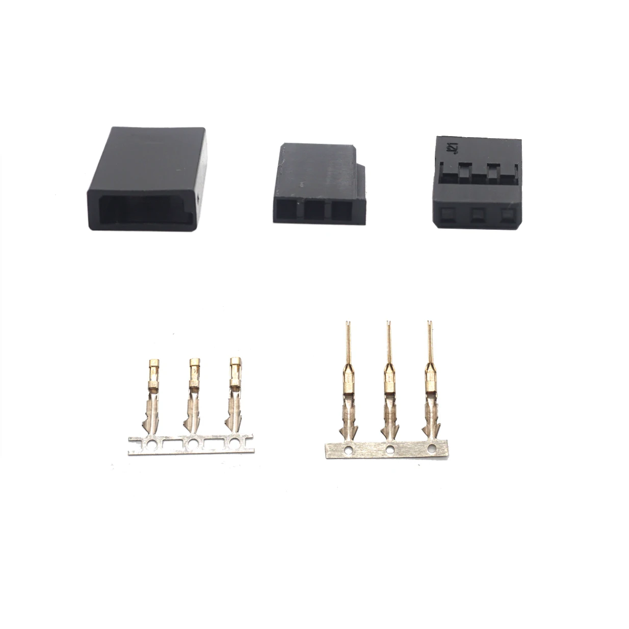 30Sets RC Servo Plug Male Female Connector Crimp Pin Kit,Compatible with Futaba JR Hitec Spektrum