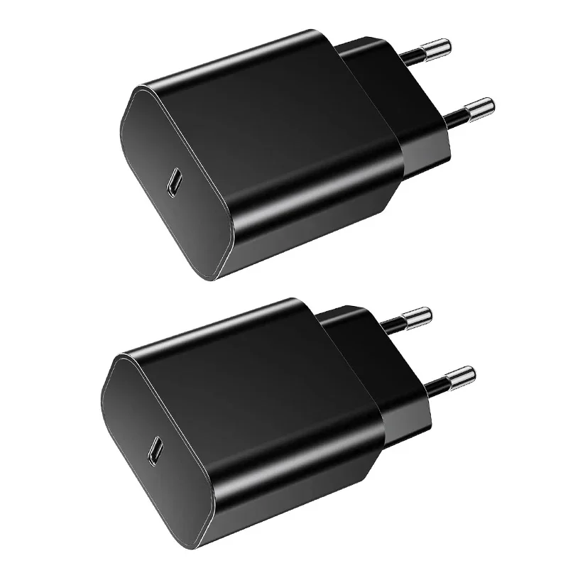 

2PCS 20W Mobile Phone Chargers PD&QC 3.0 Fast Charging Power Adapter Plug Charger Socket for iPhone 16/15/14/13/12 Plus Pro Max