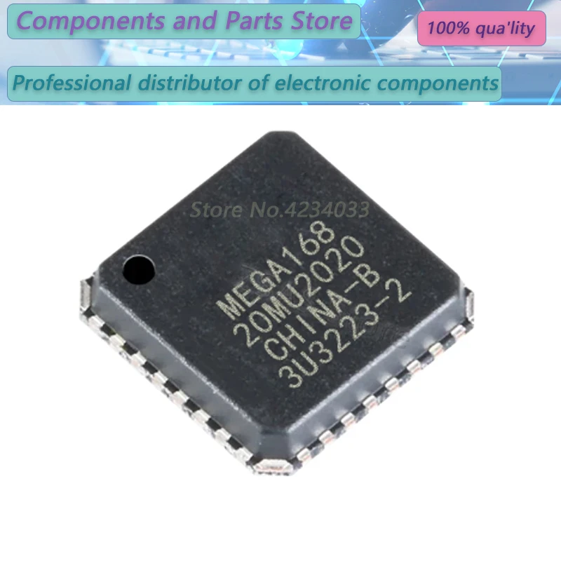 

1PCS ATMEGA168-20MU ATMEGA168-20 ATMEGA168 QFN NEW100% ATMEG A168-20MU