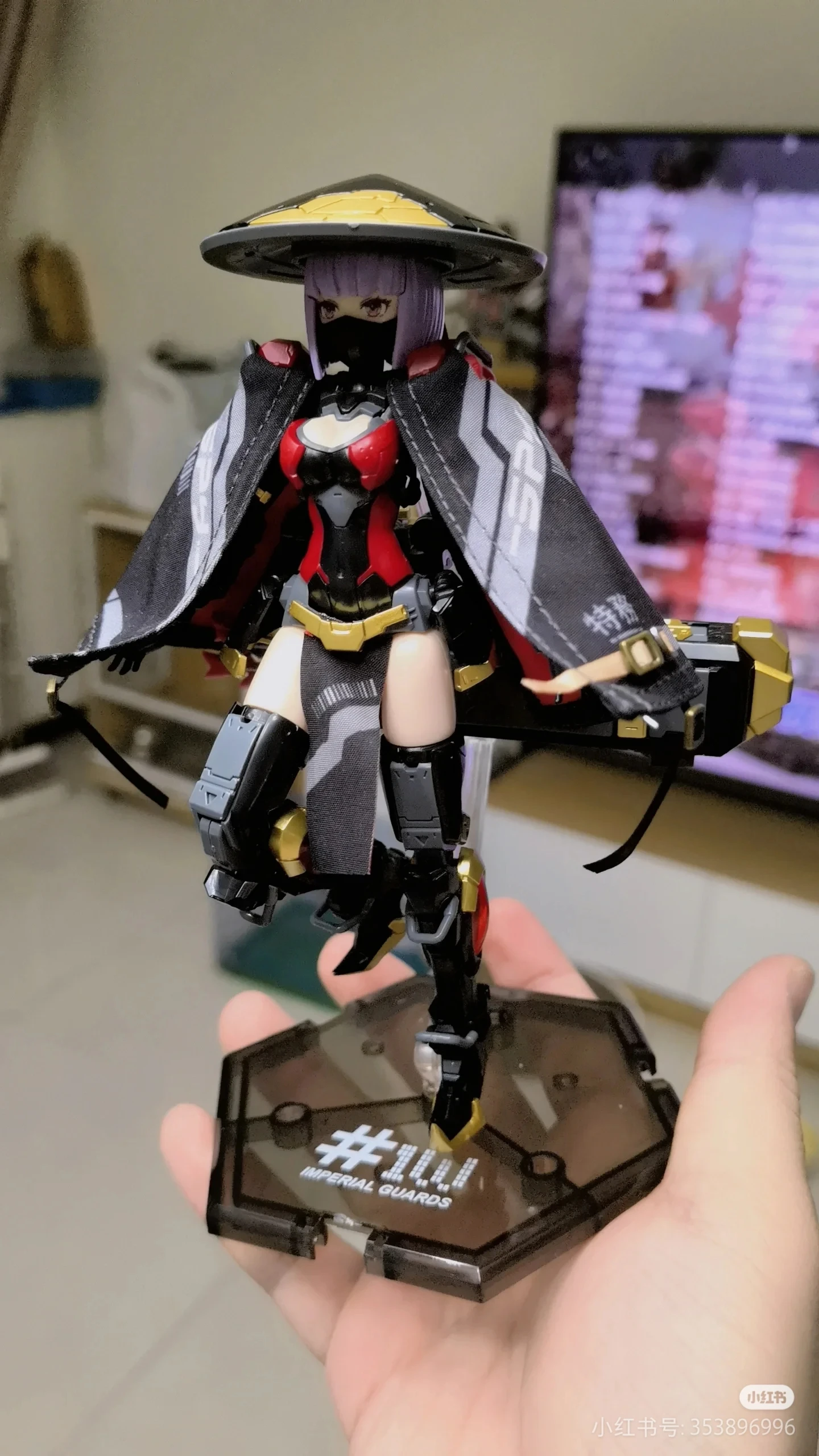 Matriks Nuklir Serigala Gila Serigala Adik Carolina Rolfe Mesin Rakitan Model Ibu Mainan Kit Model Perakitan Figur Aksi Anime