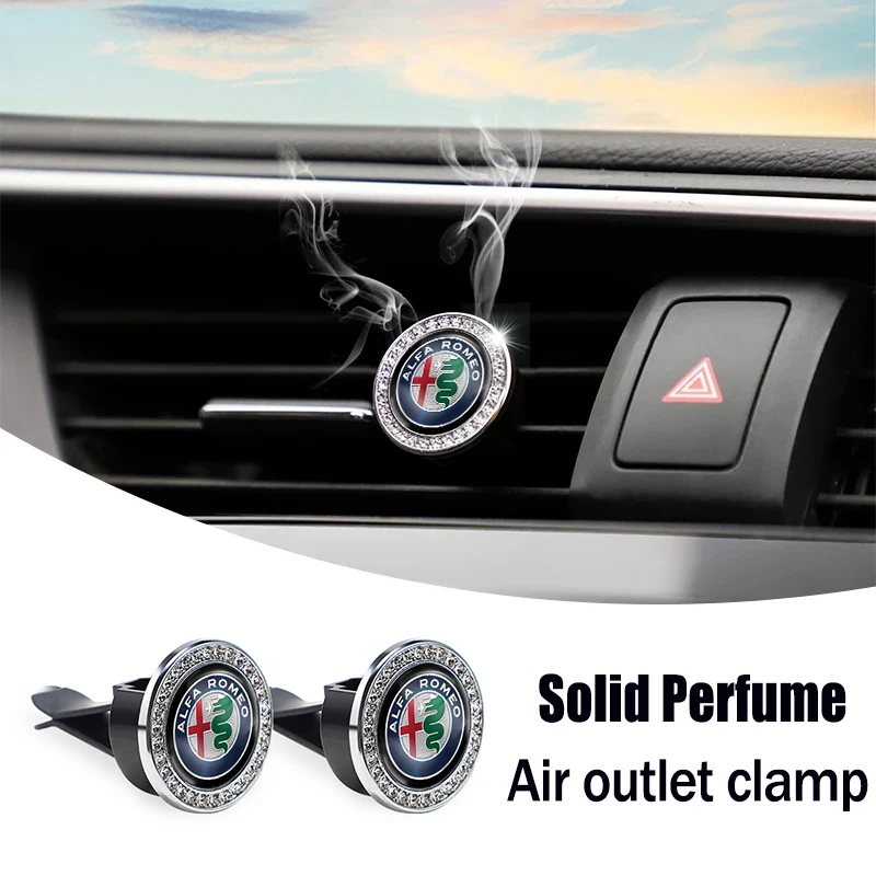 Car Air Freshener Auto Accessories Interior Perfume Diffuser For Alfa Romeo Giulia Stelvio Giulietta 156 159 147 Mito Tonale Bre