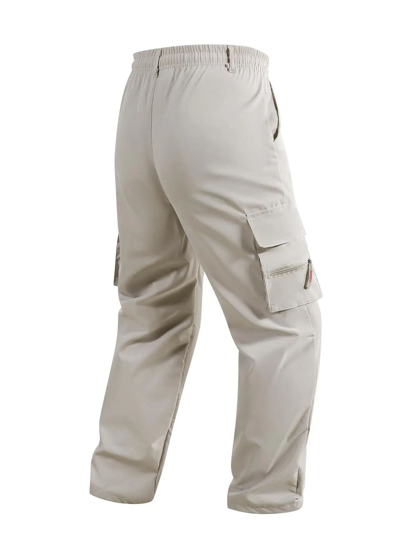 Men's Cargo Pants Spring Autumn Multi-Pockets Work Trousers Outdoor Casual Solid Color Long Pants Hiking Jogger Male Clothing