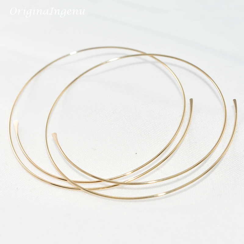 Hoop Earrings Handmade Jewelry Gold Filled/925 Silver Brinco Vintage Jewelry Party Gift Pendientes Oorbellen Earrings For Women