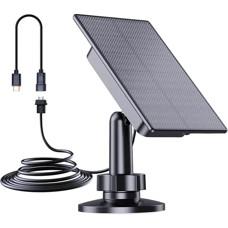 A99E-2-In-1 Solar Panel Outdoor Solar Suitable For Security Cameras/Small Home Lighting Systems.