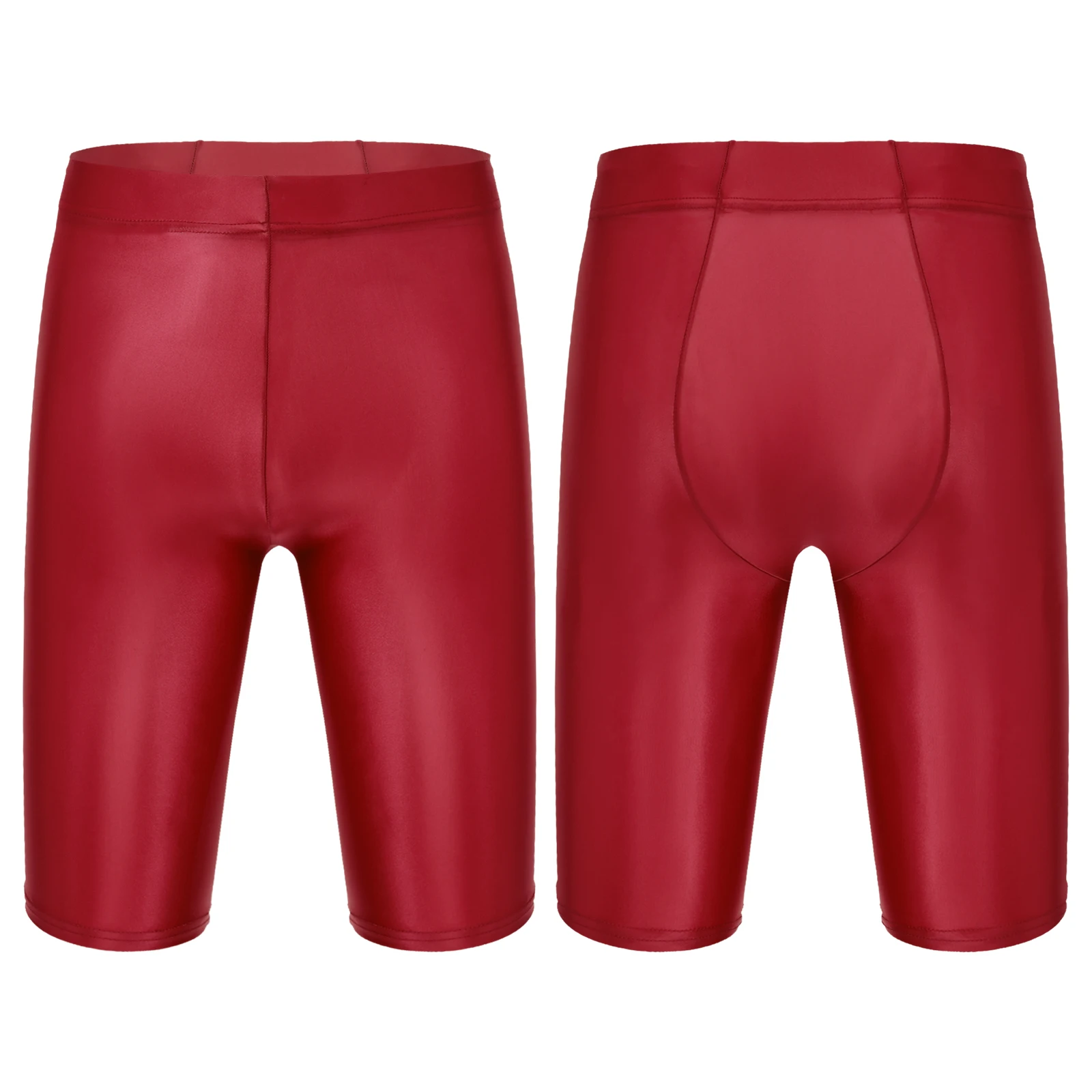 لامعة الصيف الرجال السراويل كلوبوير مطاطا حزام السراويل رياضة الجري اللياقة البدنية الجمباز ملهى ليلي سراويل قصيرة