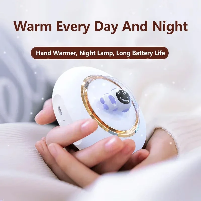 Xiaomi Mini Rechargeable Hand Warmer UFO Hand Warmer Fast Heating Portable Suitable for Outdoor Sports Hiking Office