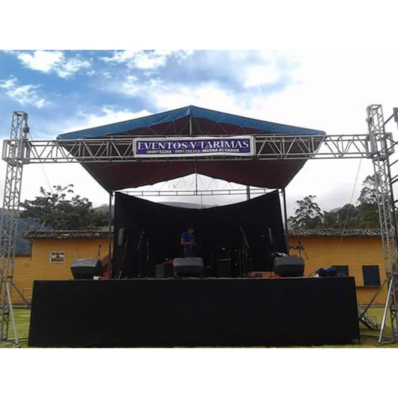 【Factory Wholesale】Hot Selling Wholesale Event Truss Stage Aluminum Concert Stage Podium Roof Truss Stage Truss Display