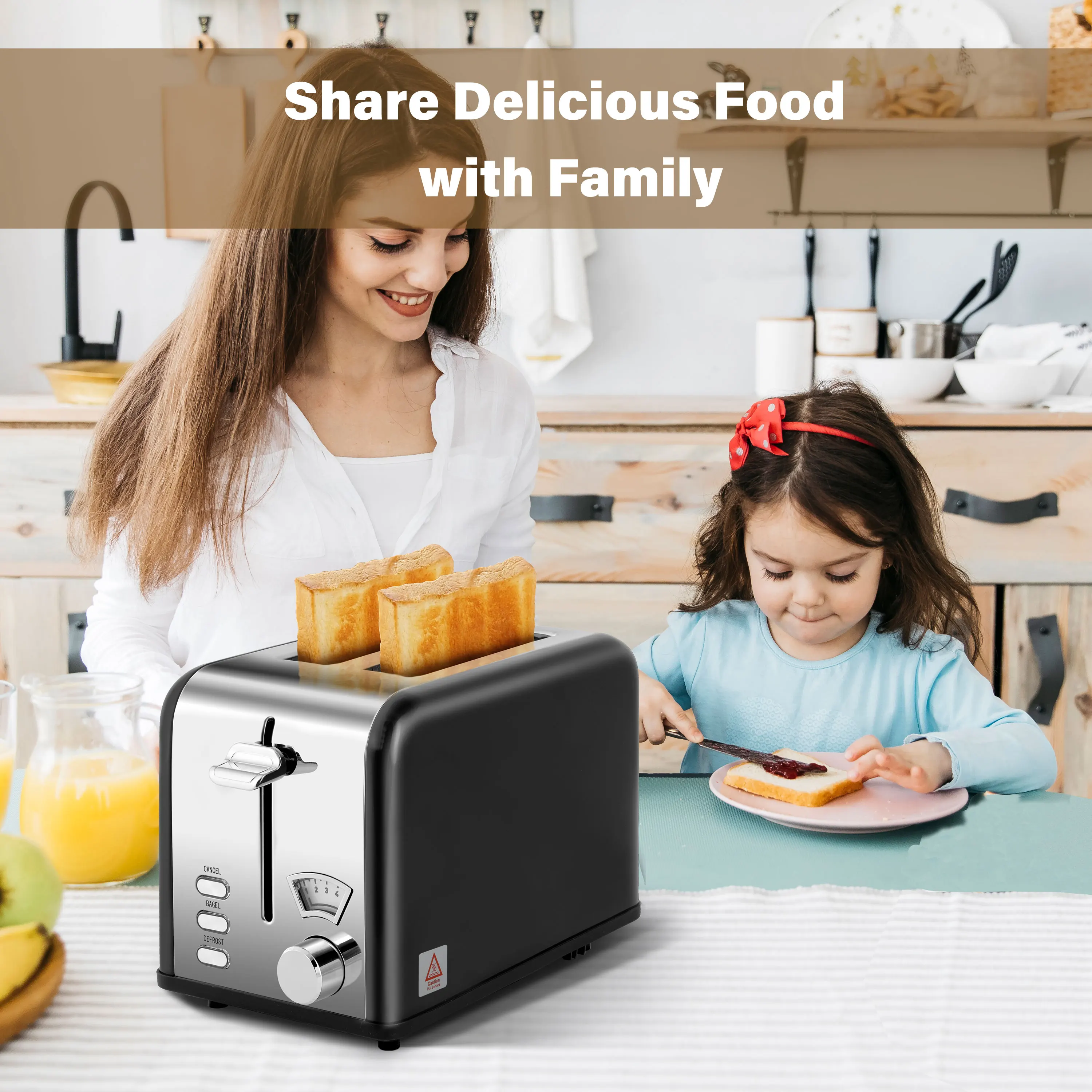 Multifunctional toaster toasted bread slices small home lazy breakfast bread machine