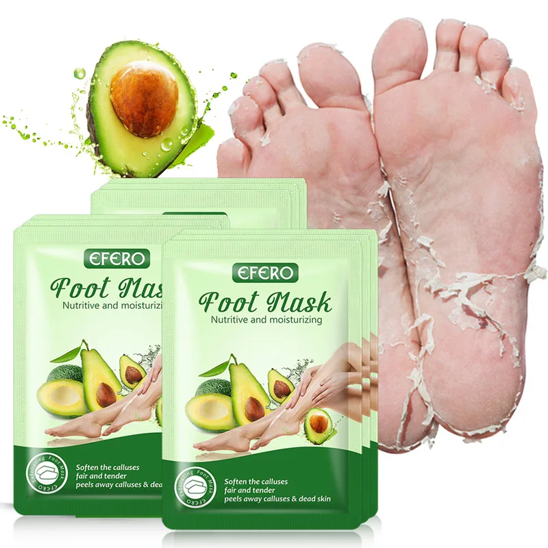 2-Pack Avocado Foot Peel - Removes Dead Skin & Calluses, Leaves Feet Soft & Smooth
