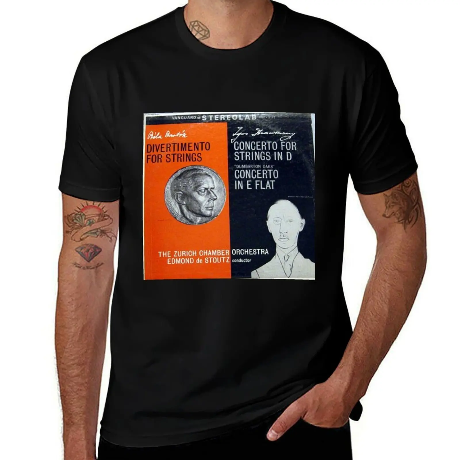 Stravinsky, Igor, Bartok, Bela, Zurich, Classical, Avant Garde T-Shirt Plus Size Gym Sports T-Shirt