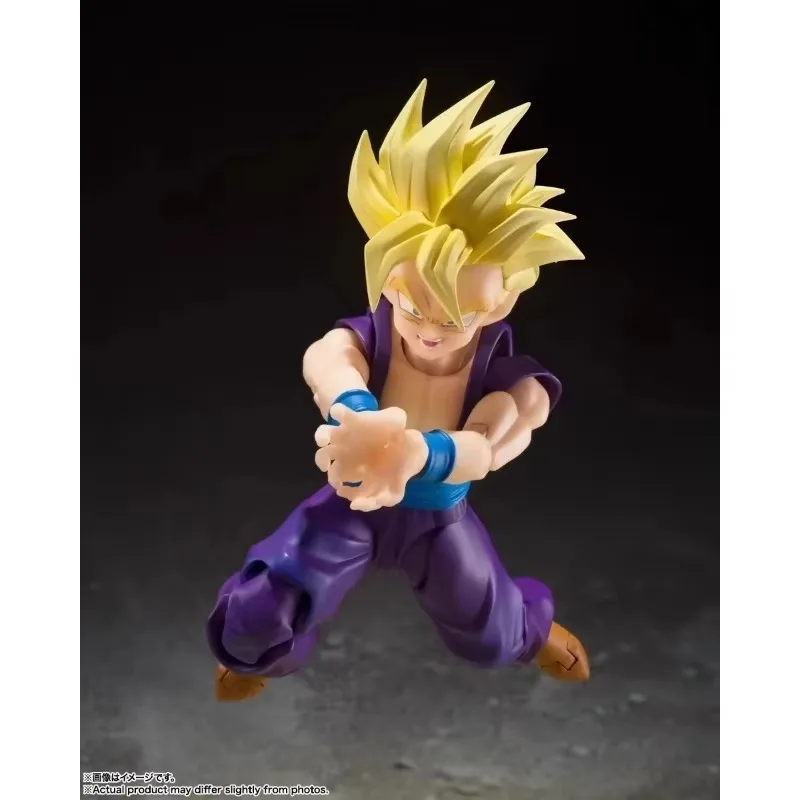 100% Bandai S.H.Figuarts Original Shf Dragon Ball Son Gohan el luchador que supera Goku figuras de acción juguetes en miniatura de Pvc