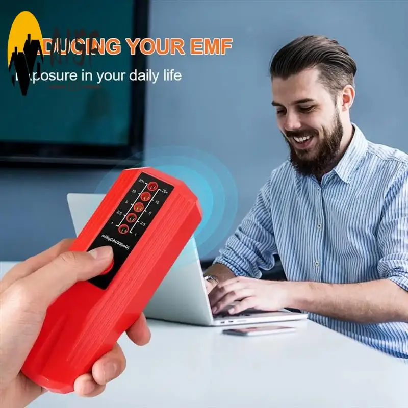 

A15F-Radioactive LED Indicators Radioactive Meter Precise Positioning 50/60Hz Frequency Monitoring EMF Tester-A Easy To
