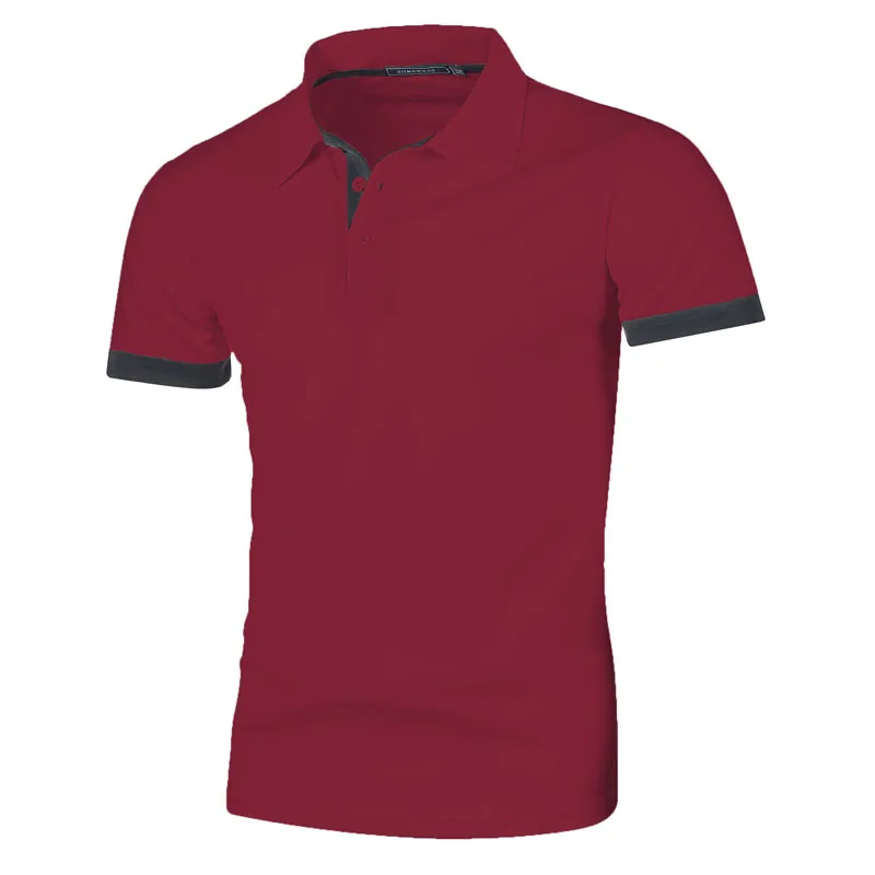 Polo t shirts men short sleeve t-shirt fitness summer clothes men\'s candy color tshirt streetwear slim tops tees Size 8XL MY1155
