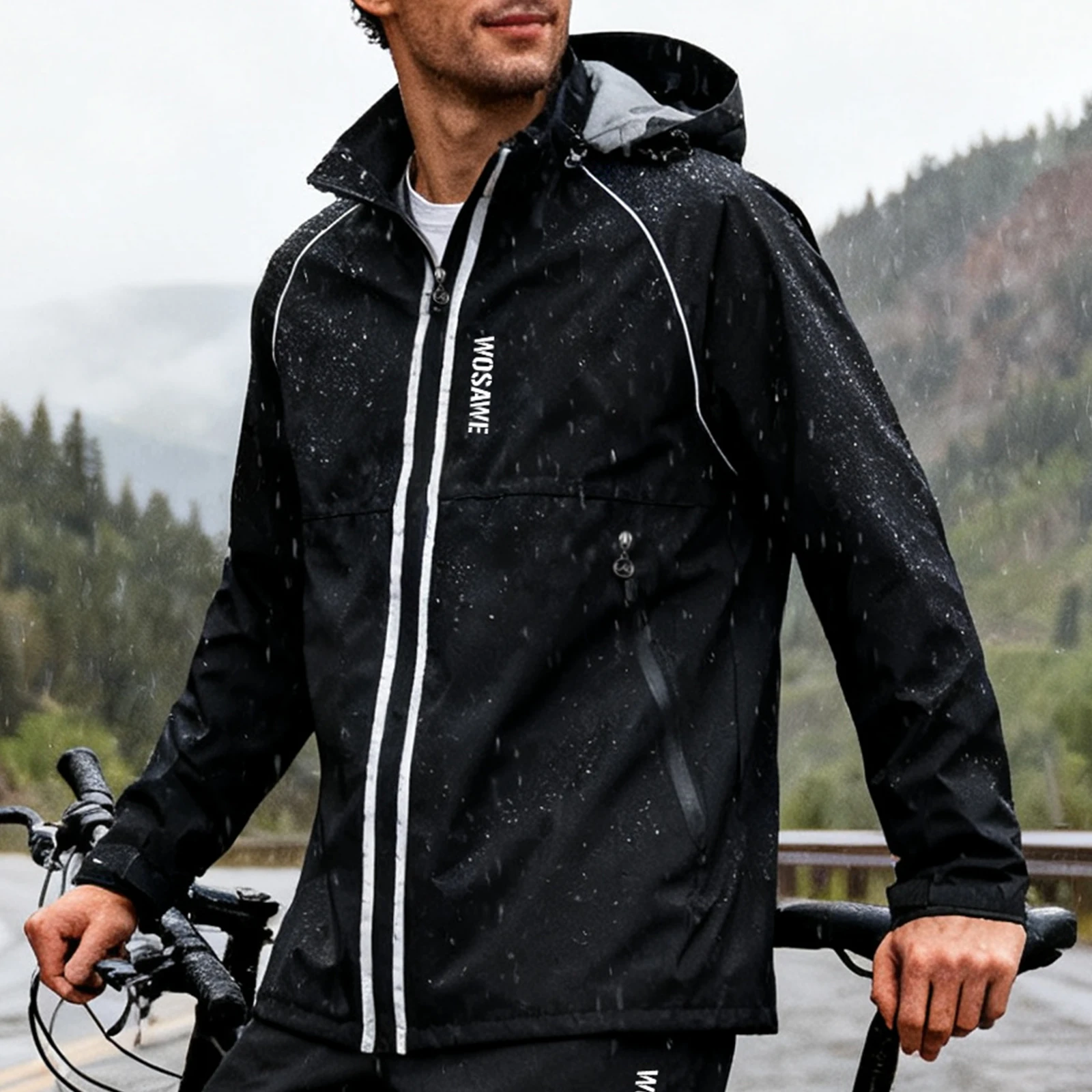 WOSAWE motorfiets regenjas 100 - Cycling Rain Jacket Commute recensie en prijs