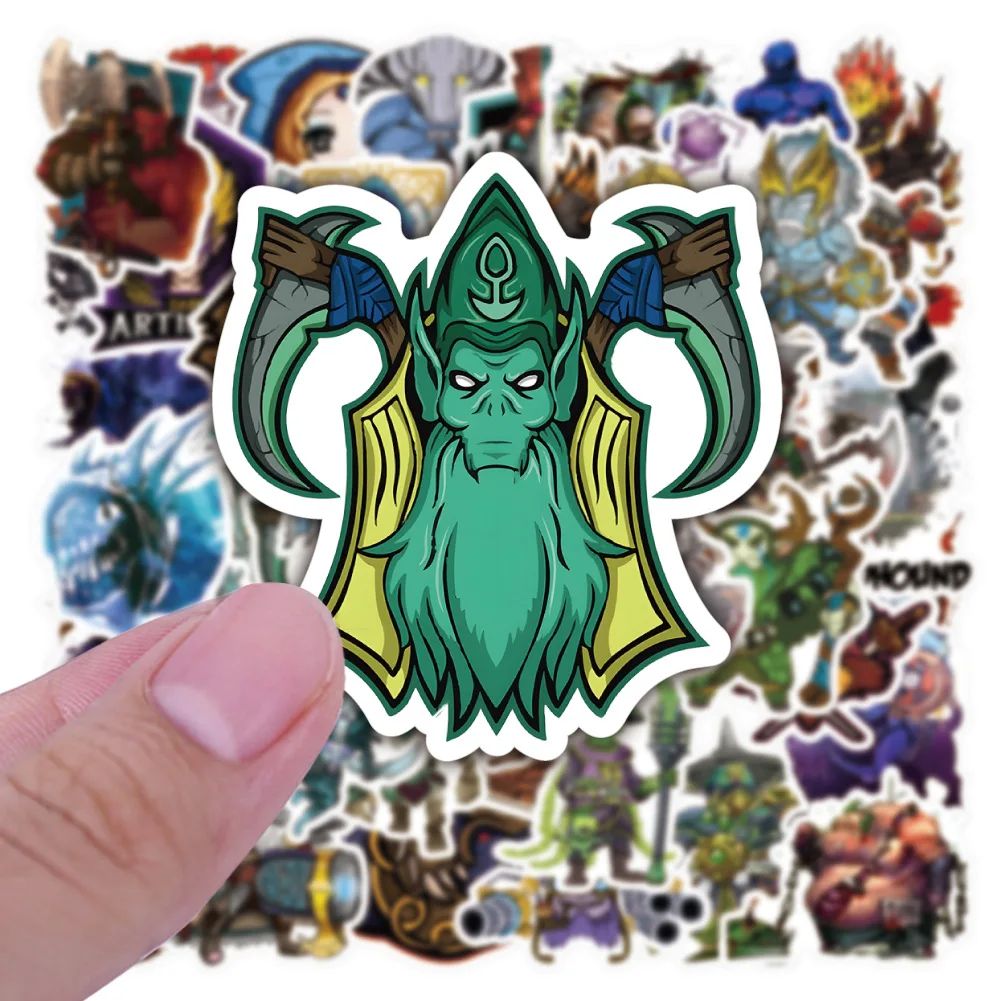 10/50Pcs Cartoon Dota2 Stickers Dota Graffiti Stickerfor Diy Bagage Laptop Skateboard Motorfiets Fiets Sticker