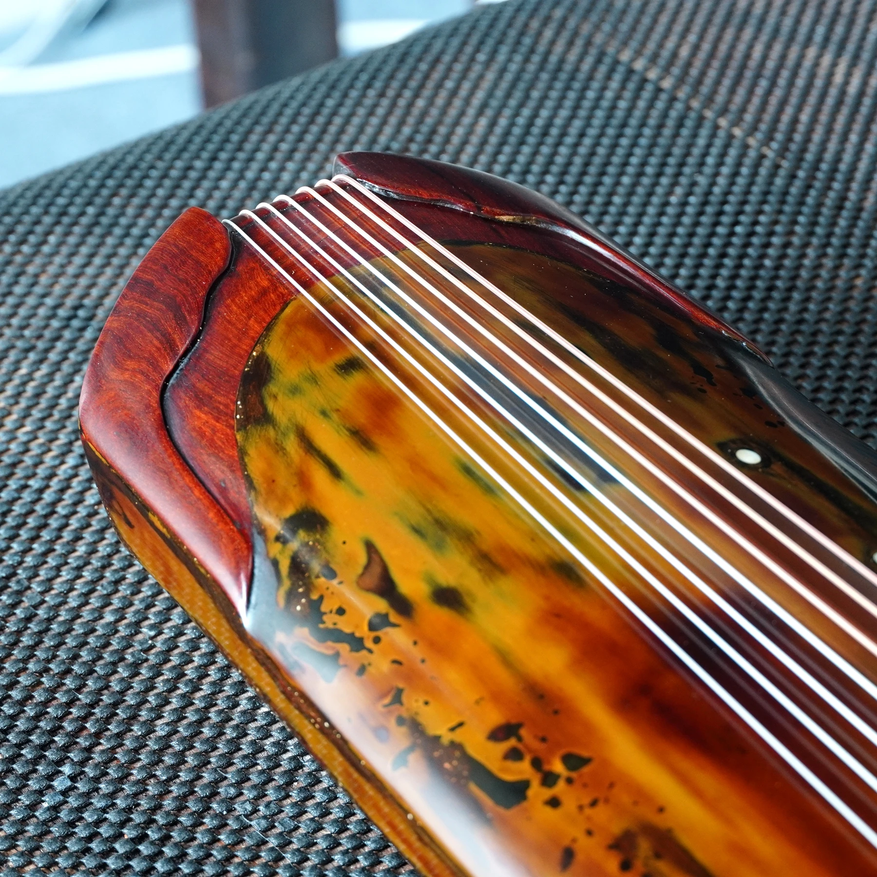 Picture 4: Guqin Shennong style Centennial Chinese fir Pure raw lacquer China stringed instruments