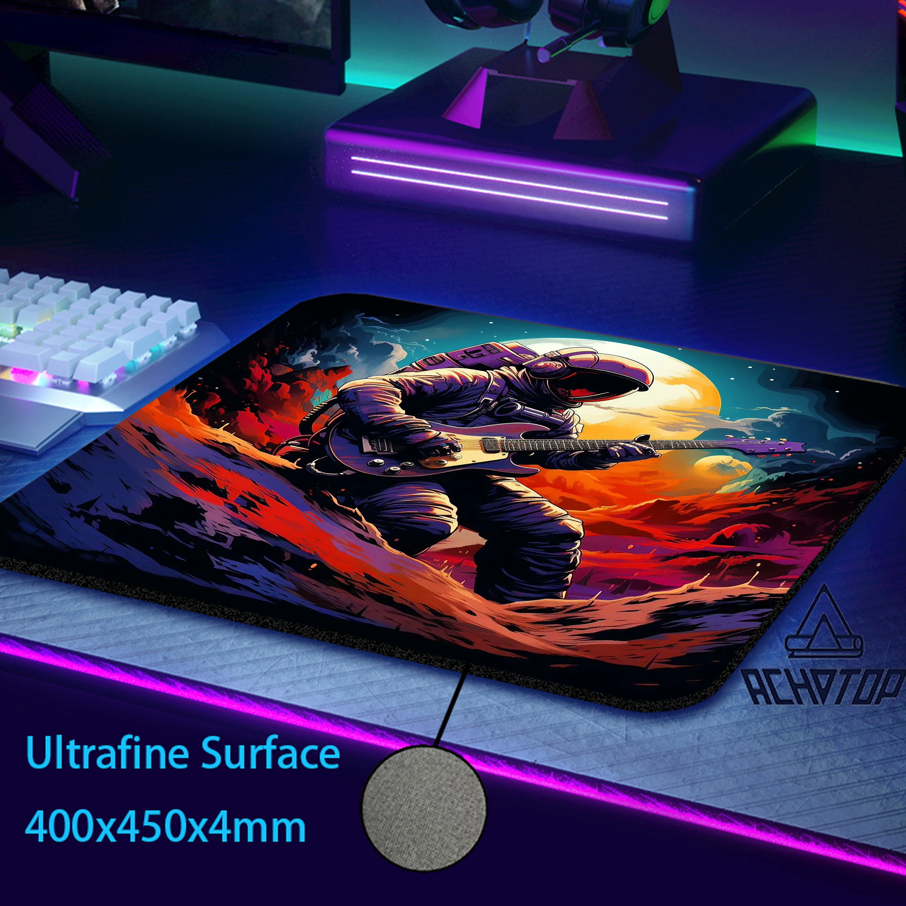 Ultrafine Surface Balance Mouse Mat Cartoon Spaceman Gaming Mousepad Gamer Professional E-Sports Mouse Pad Non-Slip Table Mat