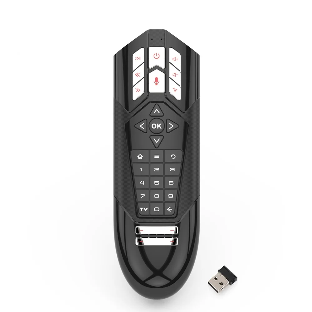 

New Smart F1 Voice Flying Squirrel 2.4G Infrared Learning Wireless Air Flying Squirrel TV Set-top Box Remote Control