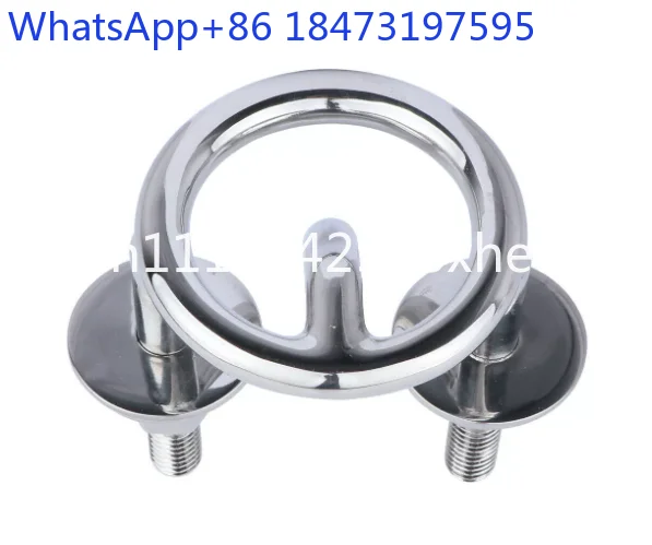 

Marine yacht paddling ring 62mm 316 stainless steel towing water slide ring Marine hardware accessories